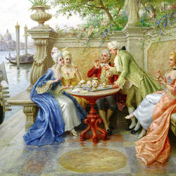 Jigsaw puzzle: Aristocrats in Venice
