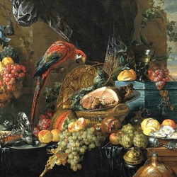 Jigsaw puzzle: Lunch with a parrot
