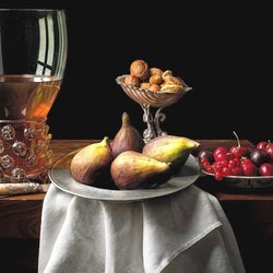 Jigsaw puzzle: Still life with figs