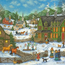 Jigsaw puzzle: Snow for New Year