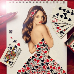 Jigsaw puzzle: The Queen of Spades