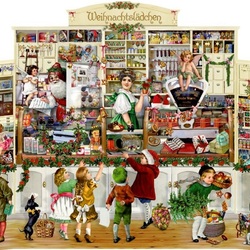 Jigsaw puzzle: Christmas in the store