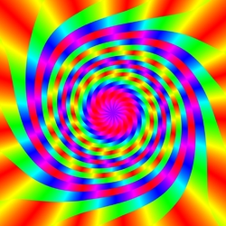 Jigsaw puzzle: Hypnotic spiral