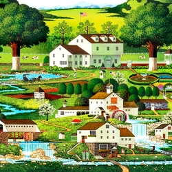 Jigsaw puzzle: Land of gardens
