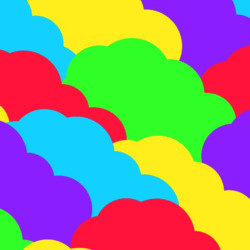 Jigsaw puzzle: Colored clouds