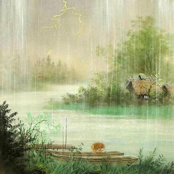 Jigsaw puzzle: Spring thunderstorm
