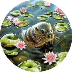 Jigsaw puzzle: Among the water lilies