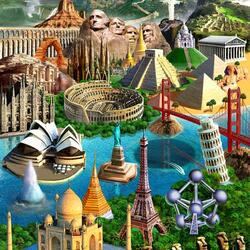Jigsaw puzzle: All the wonders of the world