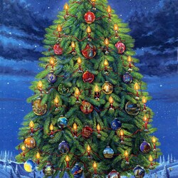 Jigsaw puzzle: Here's a Christmas tree
