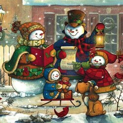 Jigsaw puzzle: Christmas carols