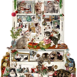 Jigsaw puzzle: Cat new year