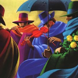 Jigsaw puzzle: Orchestra under an umbrella