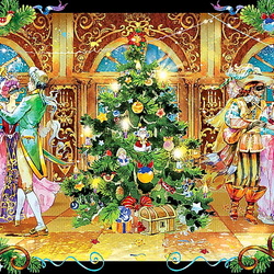 Jigsaw puzzle: New Year's masquerade