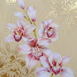 Jigsaw puzzle: Pink orchids