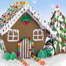 Jigsaw puzzle: Gingerbread house