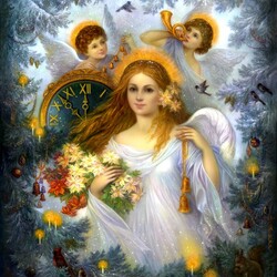 Jigsaw puzzle: Angels