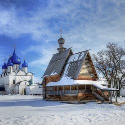 Jigsaw puzzle: Winter in Suzdal