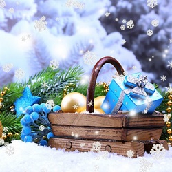 Jigsaw puzzle: Basket with toys