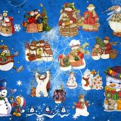 Jigsaw puzzle: Snowmen