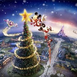 Jigsaw puzzle: Christmas at Disneyland