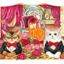 Jigsaw puzzle: Serious couple