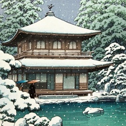 Jigsaw puzzle: Winter in Japan