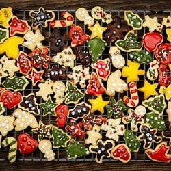 Jigsaw puzzle: Cookies for the new year