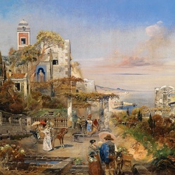 Jigsaw puzzle: Capriccio South, view of the Gulf of Naples