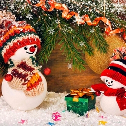 Jigsaw puzzle: Snowmen