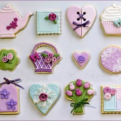 Jigsaw puzzle: Tea biscuits