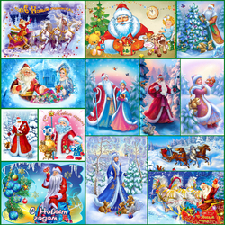 Jigsaw puzzle: The main guests of the New Year