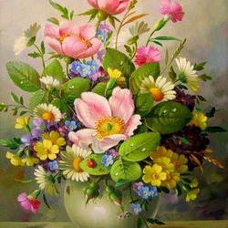 Jigsaw puzzle: Spring bouquet