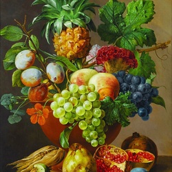 Jigsaw puzzle: Still life with pineapple