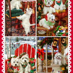 Jigsaw puzzle: West Highland White Terriers