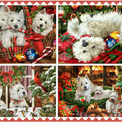Jigsaw puzzle: West Highland White Terriers