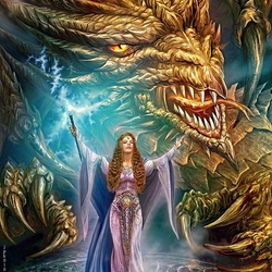 Jigsaw puzzle: Lady of Dragons