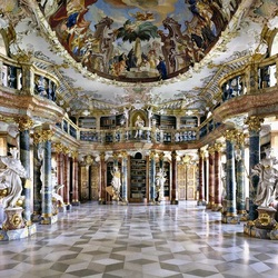 Jigsaw puzzle: Wiblingen monastery library
