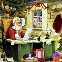 Jigsaw puzzle: Letters to Santa Claus