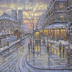 Jigsaw puzzle: Christmas in Paris