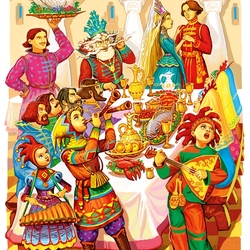 Jigsaw puzzle: Royal feast