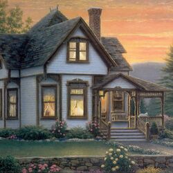 Jigsaw puzzle: Victorian cottage