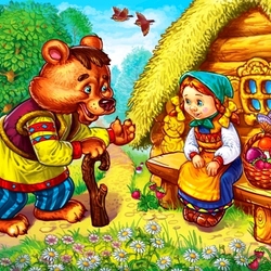 Jigsaw puzzle: Masha and the Bear