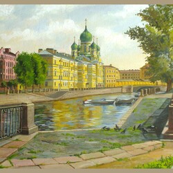 Jigsaw puzzle: View of the Holy Isidore Church