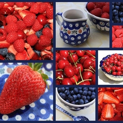 Jigsaw puzzle: Red and blue