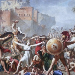 Jigsaw puzzle: Sabine women stopping the battle between the Romans and the Sabines
