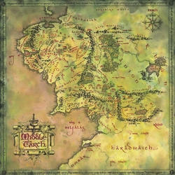 Jigsaw puzzle: Middle earth map