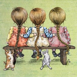 Jigsaw puzzle: Three braids
