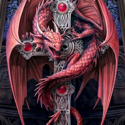 Jigsaw puzzle: Gothic dragon
