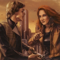 Jigsaw puzzle: Luke Skywalker and Mara Jade