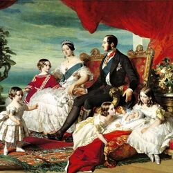 Jigsaw puzzle: Royal family in 1846